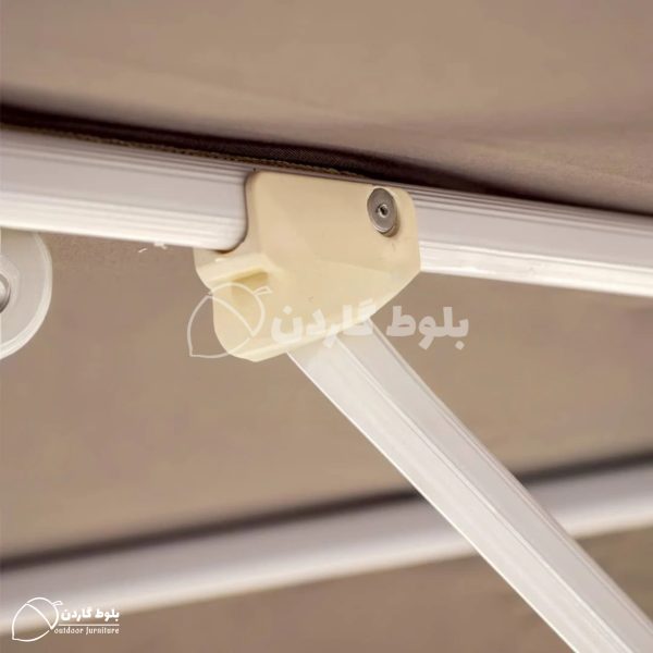 چتر باغی پایه وسط آلومینیومی هشت ضلعی