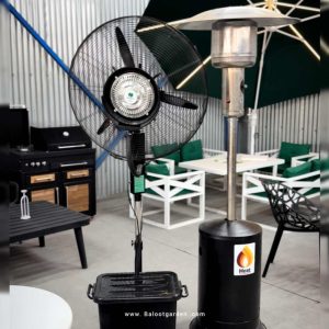 پکیج پنکه مه پاش + بخاری قارچی